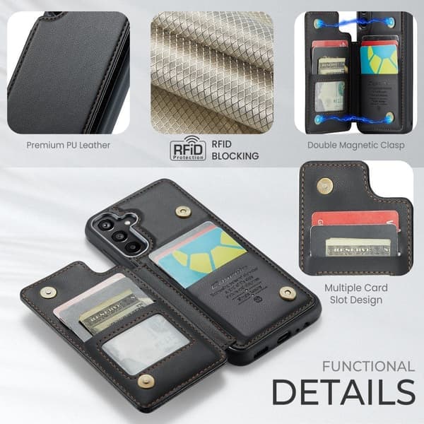 CaseMe Samsung A16 C22 Series Scale+ Pung - Sort Sort