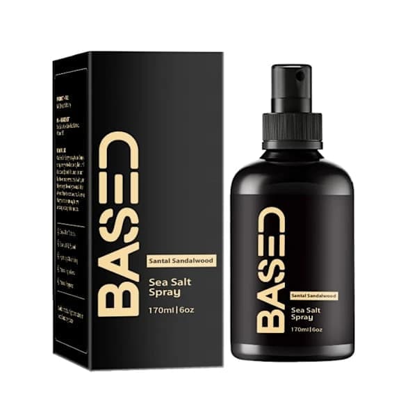 1-pak Havsaltsspray, Naturlig Nem Statut, Lav Glans, 200ml, Sort ~2025!