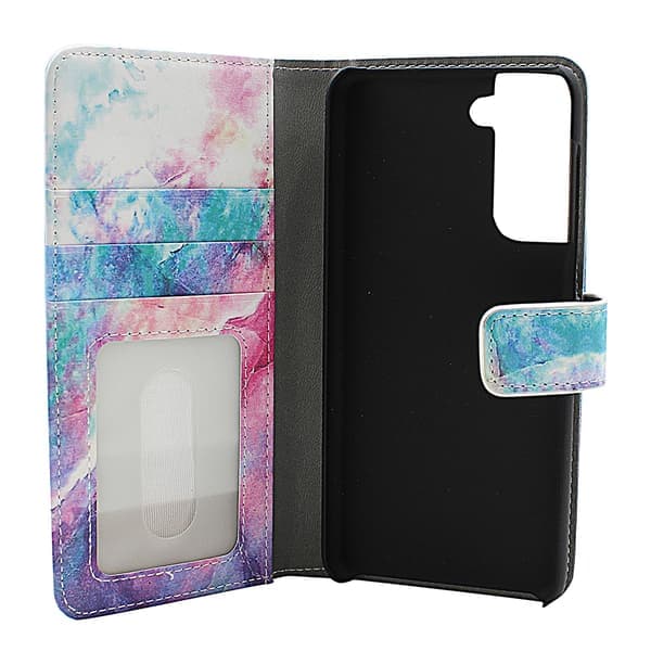 Skimblocker Magnet Designplånbok Samsung Galaxy S21 5G