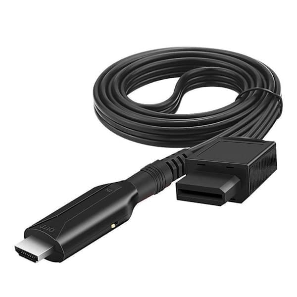 Wii til HDMI-omformerkabel, Wii 2 HDMI-adapter for Full HD-spilling
