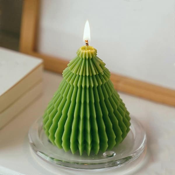 Julgrans Aromaterapi Ljus - Liten Prydnad för Heminredning, Julklapp