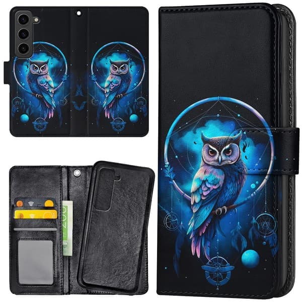 Samsung Galaxy S23 - Pung etui/Scale Owl