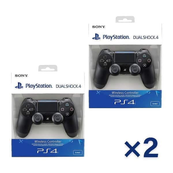 2026 Officiel Sony PlayStation PS4 DualShock 4 V2 Trådløs Controller (Sort)