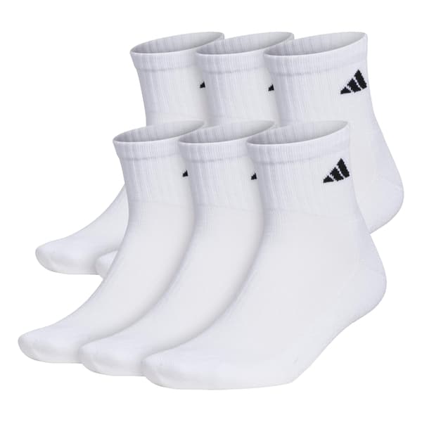 adidas Vadderade Quarterstrumpor för Herr Black Heart