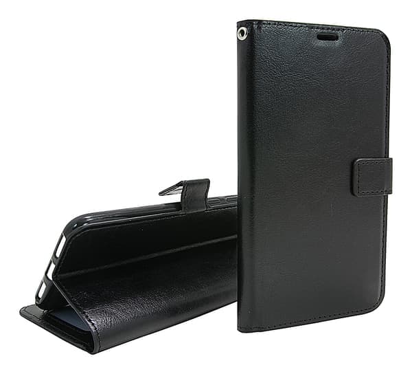Crazy Horse Pung Sony Xperia L3 Sort Svart