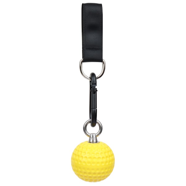 Pull Up Power Ball Hold Grips med remmar - halkfri (1 set, gul)