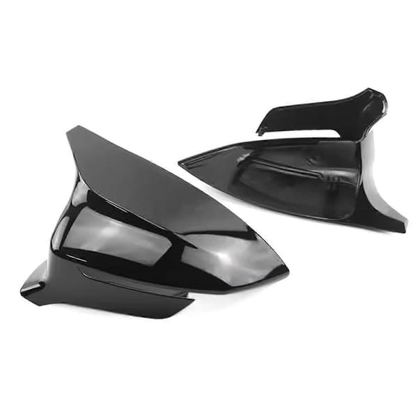 [SC]2 dele blanke sorte bakspejlkapper kompatible med Seat Cupra Ateca KH7 Tarraco KN2 2016-2 Glossy Black