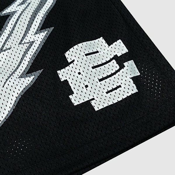 Nya sommarshorts för män, svarta vita tryckta shorts Eric Emanuel utomhussport träning basket EESD-B1 EESD-B1 none