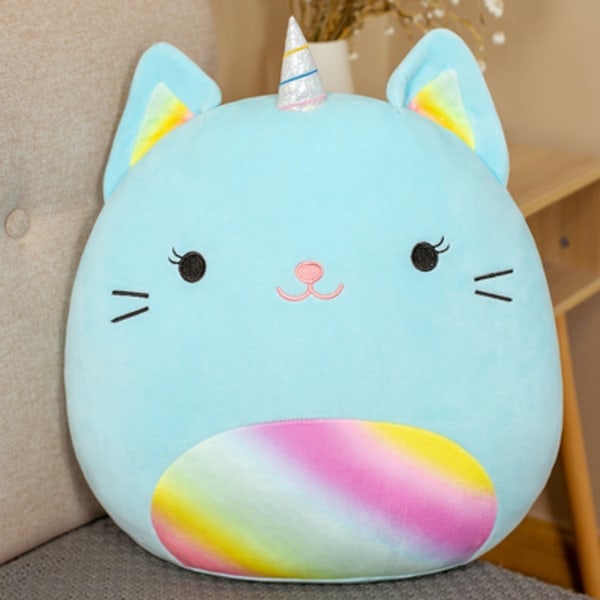 Squishmallows Nicole -kissan ja yksisarvisen sekoitus, 20 cm monivärinen