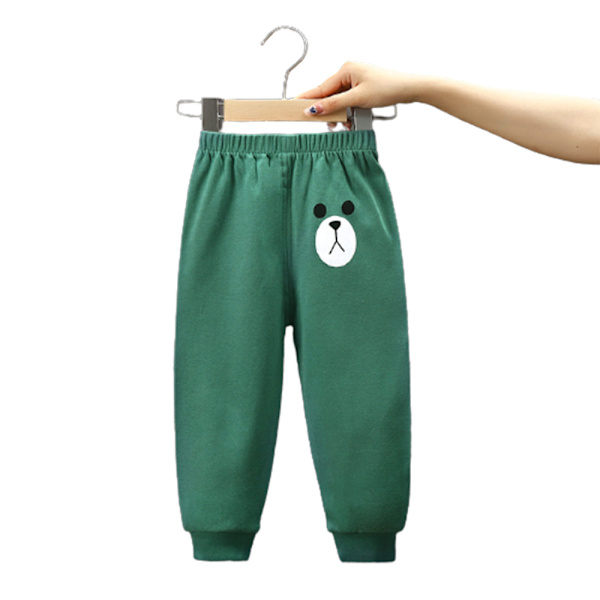 Barn Pojkar Långa Byxor Vår Höst Seriefigurer Tryck Casual Byxor för Småbarn Komfort Sweatpants Grön Green 80cm
