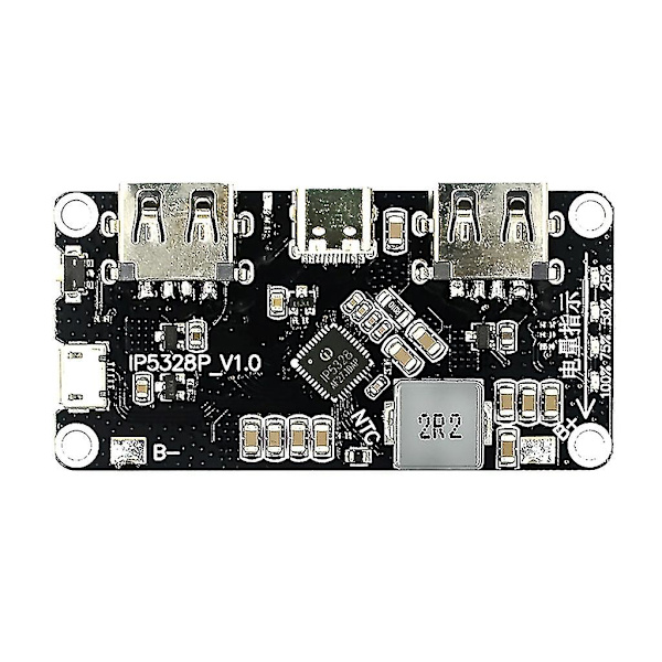 (SC)3.7V Boost 5V 9V 12V IP5328P Charging Module for Bidirectional Fast Charging