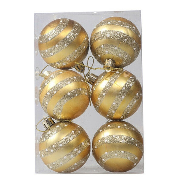 6 stk Julepynt rekvisitter Juletre anheng ornamenter F F 6PCS