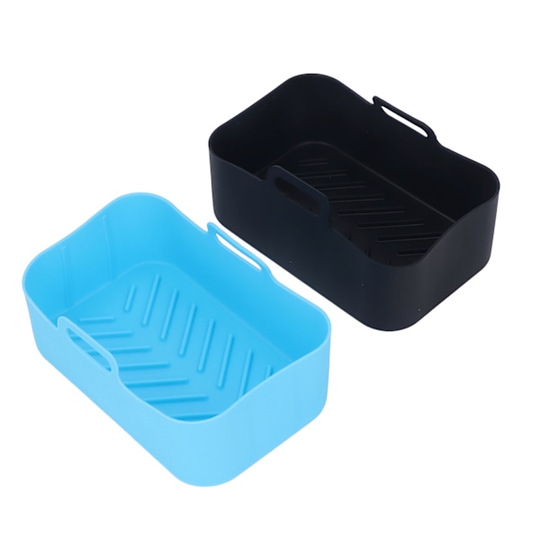 2 st fritös silikonformar Non Stick återanvändbar korg
