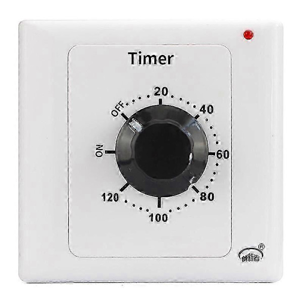 [SC]2026 New Modwi 120 Min Timer Switch, AC 220V 15A Intelligent Mechanical Countdown Timer Socket Time Switch 86 Panel Timer Control Knob