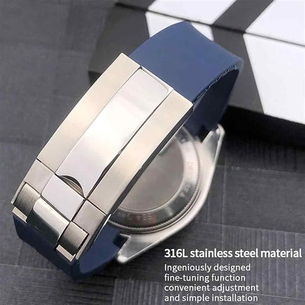 (SC) Watch strap - blue without buckle (note that watch buckle is required)