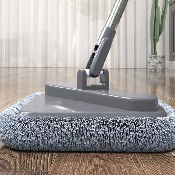 Mop med vridfunktion och hink - fyrkantig snurrmop 360 graders självrengörande snurrmop, 100 % ny 3pcs Cloth