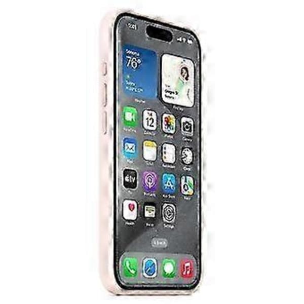 [SC]iPhone 15 Pro Silicone Case with MagSafe - Thin, Shockproof, Protective Mobile Cover Pink Pink