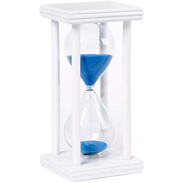 Tidsglas 30/60 minutter træ sandur til kreativ G 60 minutes blue sand