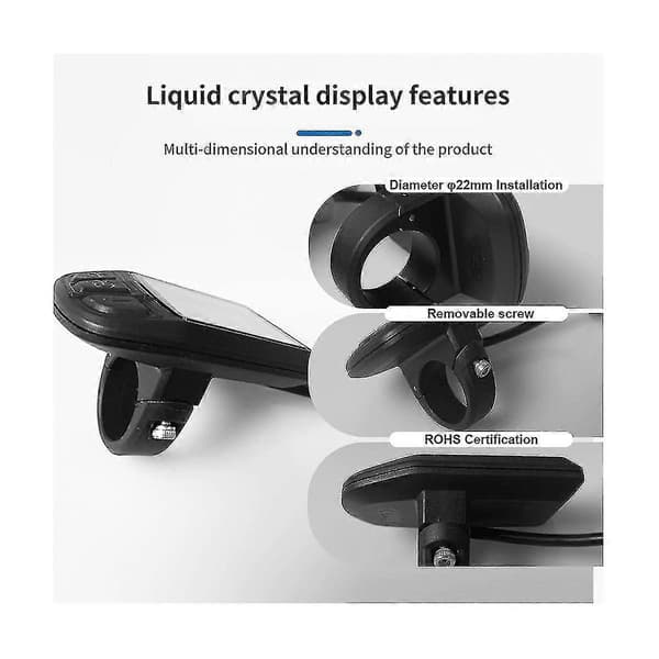 (SC)LCD TFT UKC3 Display Speed Battery Life Indicator for Electric Bicycle 24V 36V 48V Motor Conversion