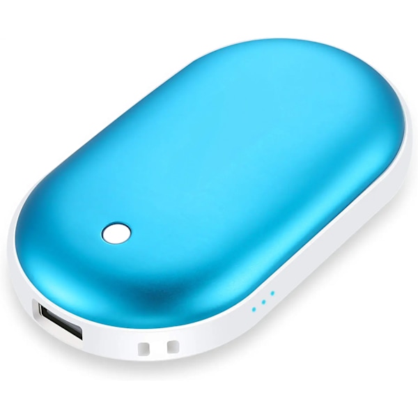 Genopladelige Håndvarmere, Elektrisk Håndvarmer 4000mAh Powerbank Genanvendelige Håndvarmere, Bærbar USB Håndvarmer