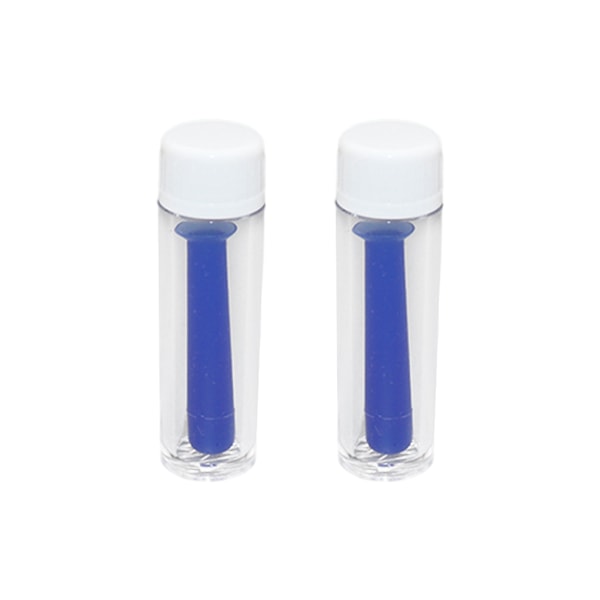 1/2/3/5 2x Silikon Touch Linse Innsetter Komfortabel Løsning Parti blå 5PCS blue