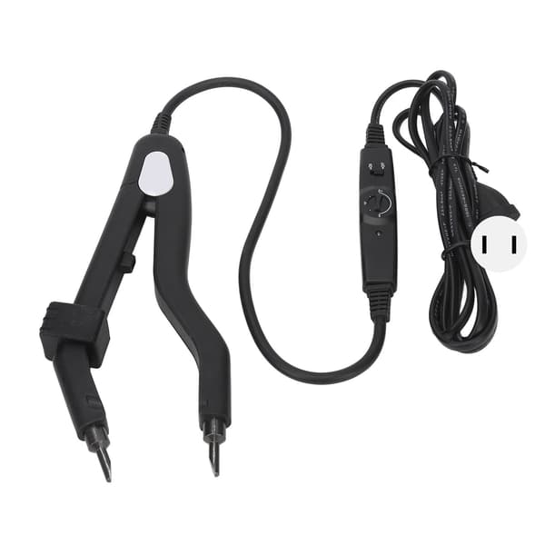 (SC)Fusion Hair Extensions Tool Profesjonell Varmjernkontakt 100-240V US-plugg