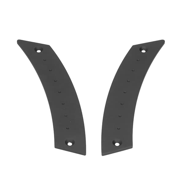 (SC)1 Pair Inner Door Handle Aluminum Alloy Replacement Car Accessories Black