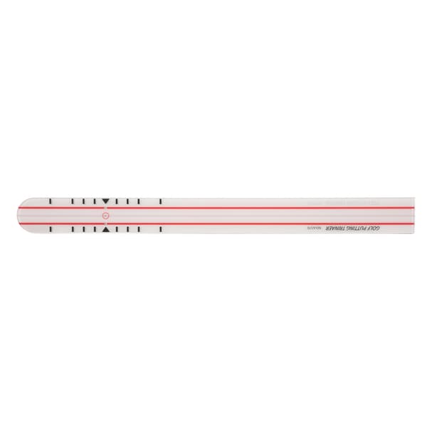 (SC)Golf Putting Mat Acrylic Accurate Scale Line Portable Double-Sided Straight Putt Training Tool