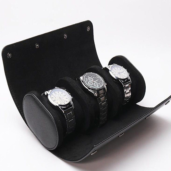 Slots Watch Box Retro Pu Watch Roll
