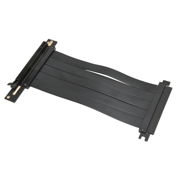 (SC)PCI Express Gen4 Riser Cable, Complete Solution for Gaming with High-Speed Data Transfer, 90 Degree Right Angle EMI Shielded Interface