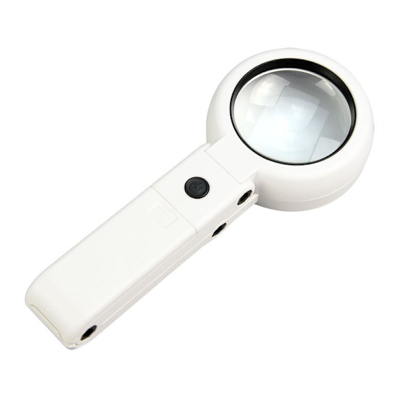 Stor Lup med LED-lys Foldbar Lup Stand Læsebord