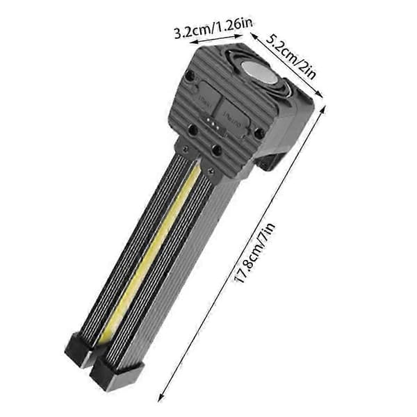 [SC]2025 Upgraded Gym Posing Light, 7-Level Dimmable LED Work Light, Magnetic & Hanging Hook Camping Flashlight, USB-C Rechargeable-Perfect