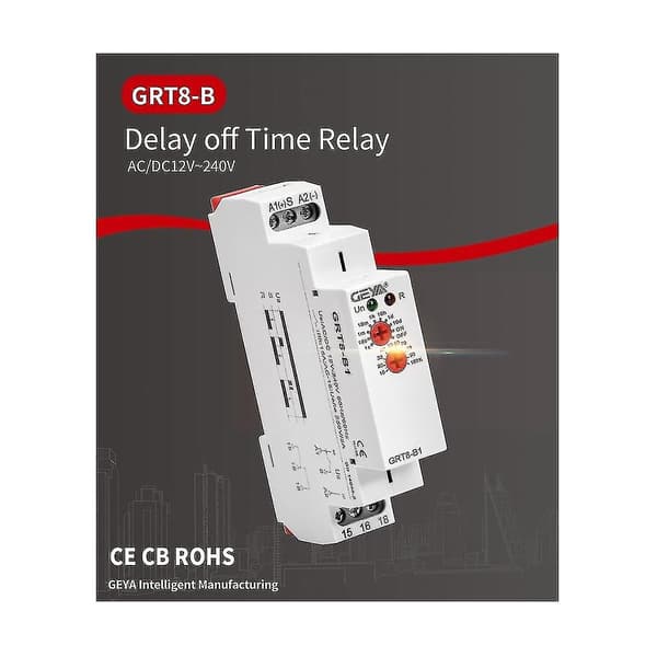 (SC)Grt8-b1 Time Delay Relay Timer Relay Electronic Type 16a, Grt8-b1 Ac230v-9-haoyi