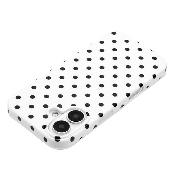 iPhone 17 Mobilskall Dot Design Imd Tpu - Hvit Vit 26