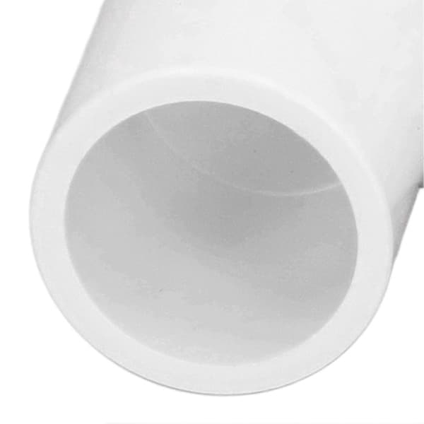 (SC)10 Pcs 3-Way Pipe Fittings PVC Plastic Right Angle T-Corner Connector 20mm Inner Diameter White