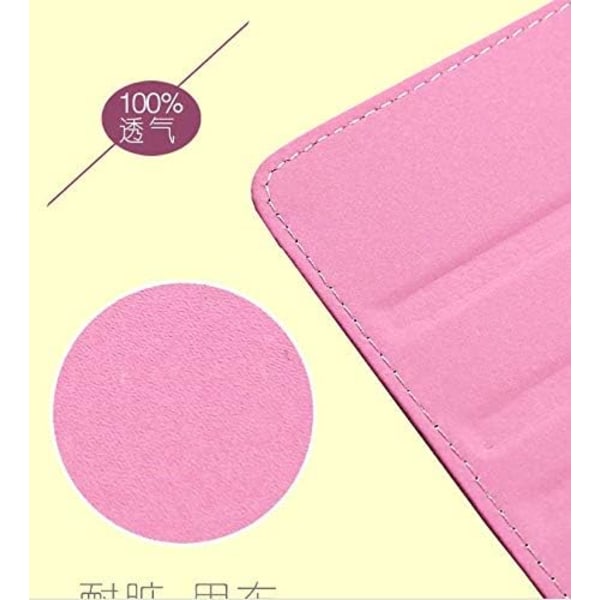 Etui til iPad 9.7 2018 2017/ iPad Air 2, Diamant Sødt Elegant PU Læder Smart Auto Sleep/Wake Stand Apple iPad 5./6./iPad Air (Pink)