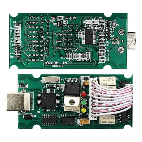 (SC)Diagnoseverktøy for Opel Op Com Op-com Pic18f458 fastvare Opcom V1.99