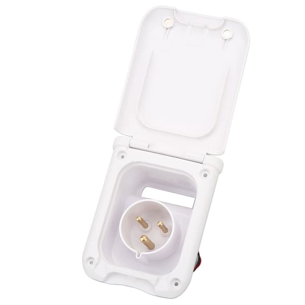 (SC) Waterproof Power Inlet Socket for Caravan 32A with Blue Charging Indicator for RV