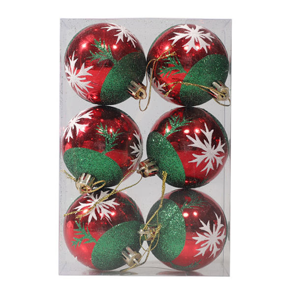 6 stk Julepynt rekvisitter Juletre anheng ornamenter D D 6PCS