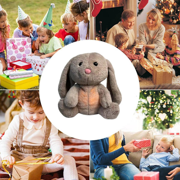 The Soothing Bunny, Hengittävä Pehmolelu, Lohtua Antava Pehmolelu, Ahdistuksen Lievitys Jänis Hengittää, Hengittää Ulos Unikaveri