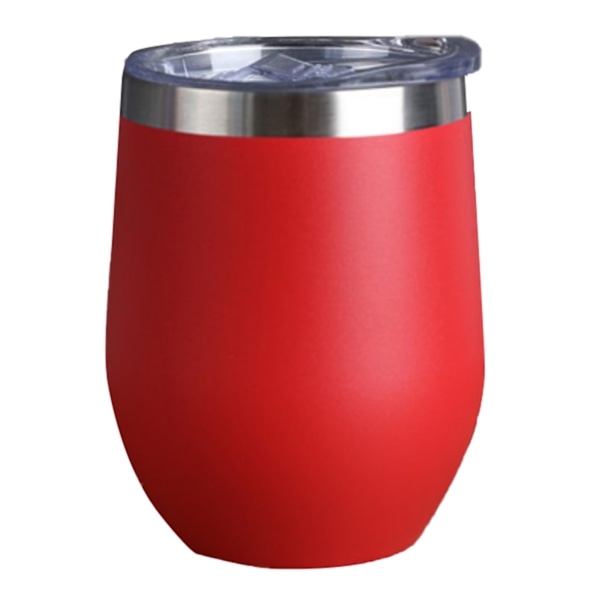 Isolert Vannflaske BPA-fri Lekkasjesikker Varm Kald Rustfritt Stål Isolert Krus for Reise Utflukt Hjem 12oz 360ml 12oz Red