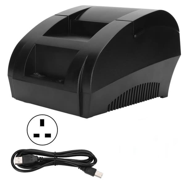 (SC)Termisk printer 5890K 90mm/s højhastigheds termisk etiketprinter til Windows til OS til Linux-system UK-stik 0.1