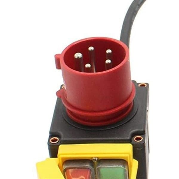(SC) Unit Switch Machine Switch 380/400V 3-phase with cable and phase inverter including combined emergency stop cover