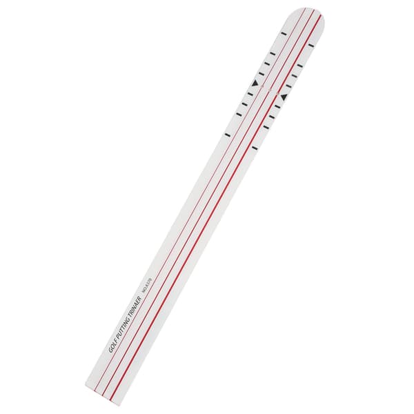 (SC)Golf Putting Mat Acrylic Accurate Scale Line Portable Double-Sided Straight Putt Training Tool