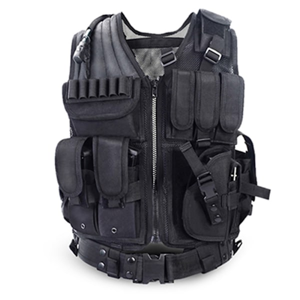 Utomhus Sommar Mesh Andningsbar Träningsväst Multifunktionell Specialstyrkor Västen Cs Fält Taktisk Västen ACU Camouf Average code (size adjustable) ACU Camouflage