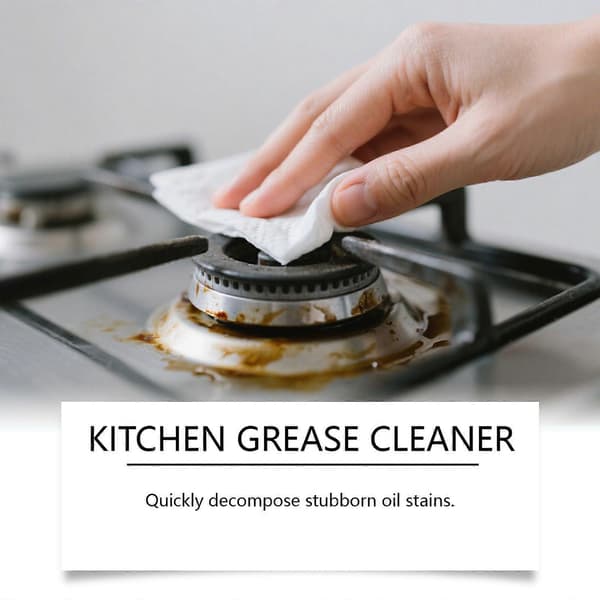 (SC) Kitchen Grease and Limescale Remover - Powerful Degreasing Formula, Gentle on Surfaces, 237ml Spray Bottle, Protective Layer for Long-lasting Cleanliness, S 2pcs