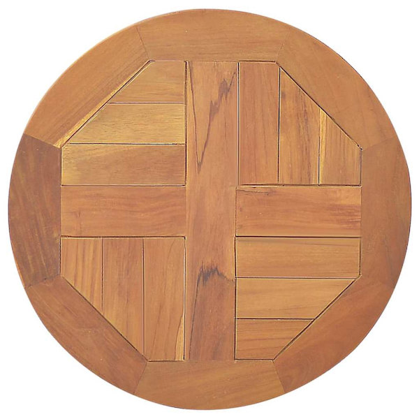 (SC)vidaXL Table Top Solid Teak Round 2.5 cm 40 cm Brun brown