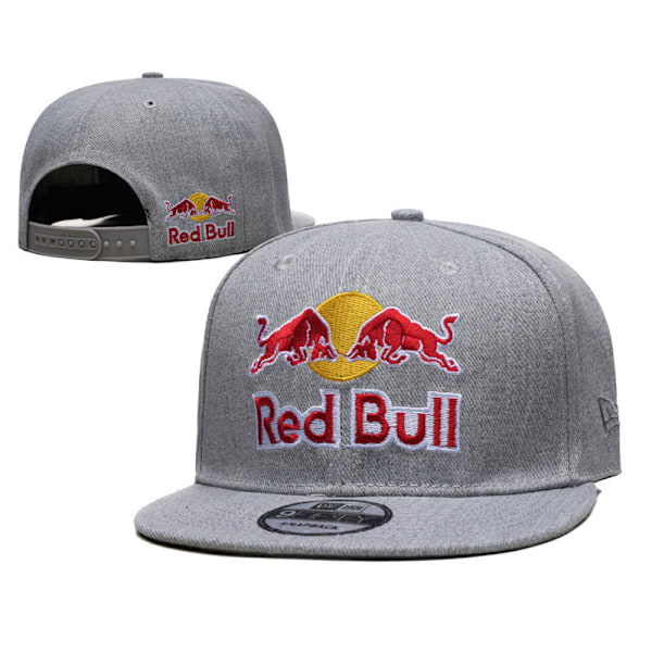 Red Bull Flat Brim Racing Cap Udendørs Sports Solbeskyttelseshat M