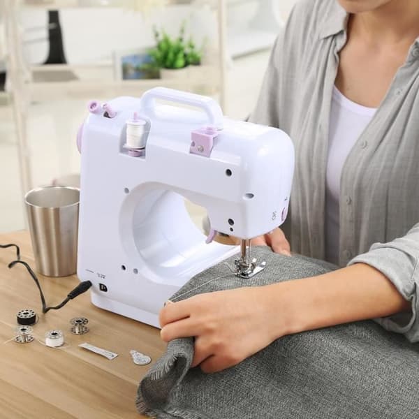 (SC)Excelvan Electronic Sewing Machine - Beginner - 12 Stitches - Portable - Two Adjustable Speeds_TF