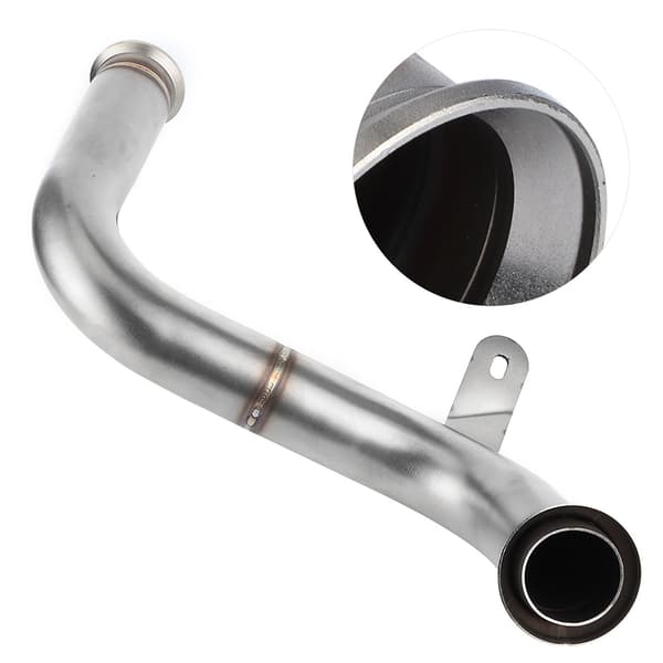 (SC)Catalyst Removed Decat Exhaust MidPipe Motorcycle Modification Fits for 125 250 390 RC390 2017+